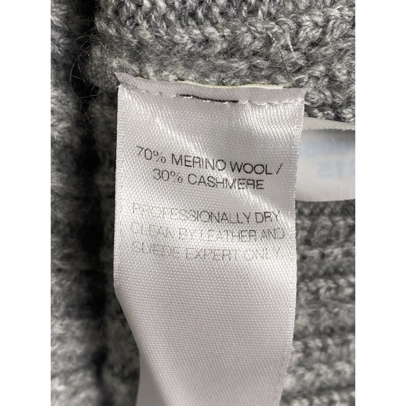 Vineyard Vines Mens Sweater Mock Neck 1/4 Button Pullover Large Wool / Cashmere - Picture 5 of 8